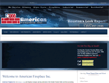 Tablet Screenshot of americanchimneyservices.com